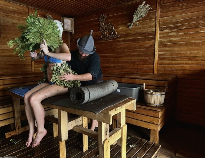 Обновленная зона джакузи с русской парной - Курорт «Ерино»
